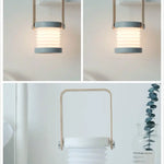 Foldable Touch Dimmable LED Night Light – USB Rechargeable Portable Lantern Lamp for Home Deco Trollective