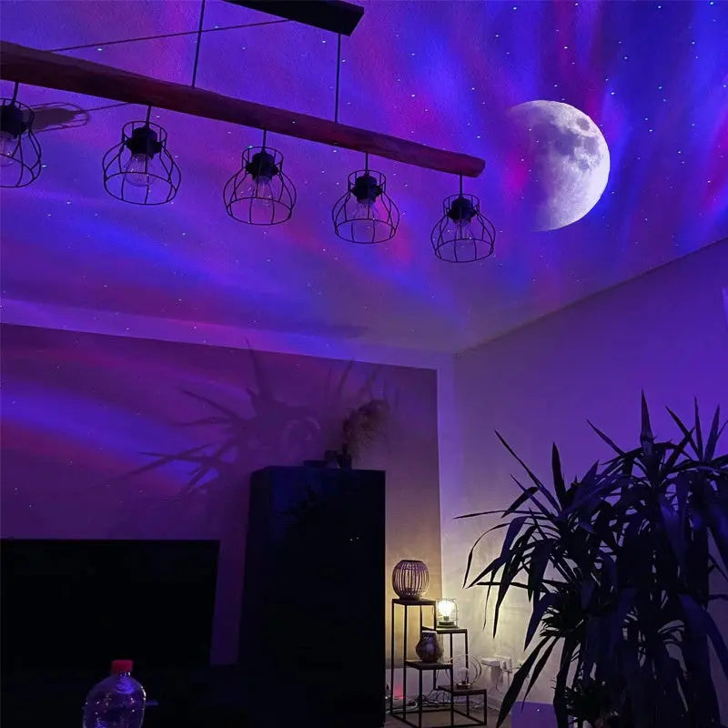 Aurora Borealis LED Galaxy Star Projector Night Light for Bedroom and Home Decor Trollective