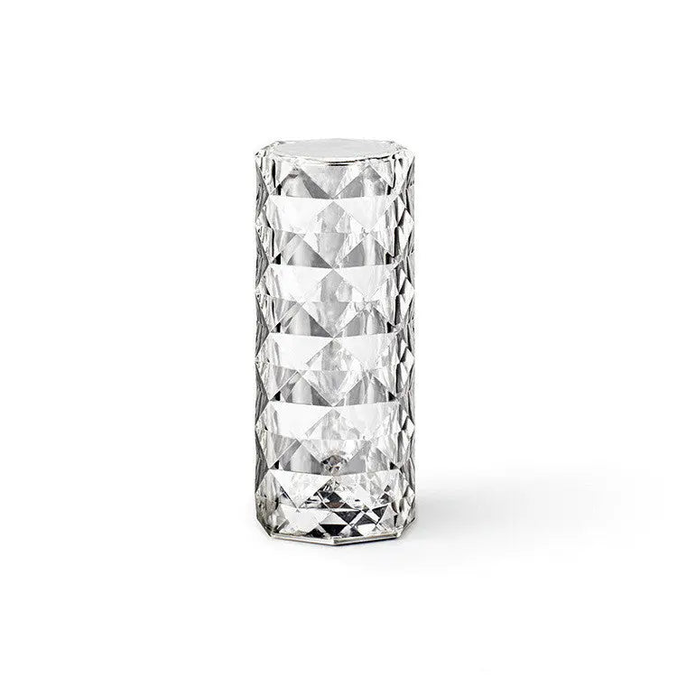 Nordic Crystal USB Table Lamp – Touch Dimming Diamond Night Light Trollective