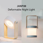 Foldable Touch Dimmable LED Night Light – USB Rechargeable Portable Lantern Lamp for Home Deco Trollective